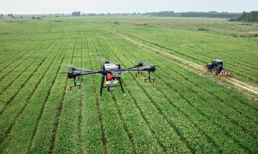 Drones para maquinaria agrícola